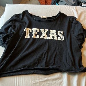 “texas” crop tee
